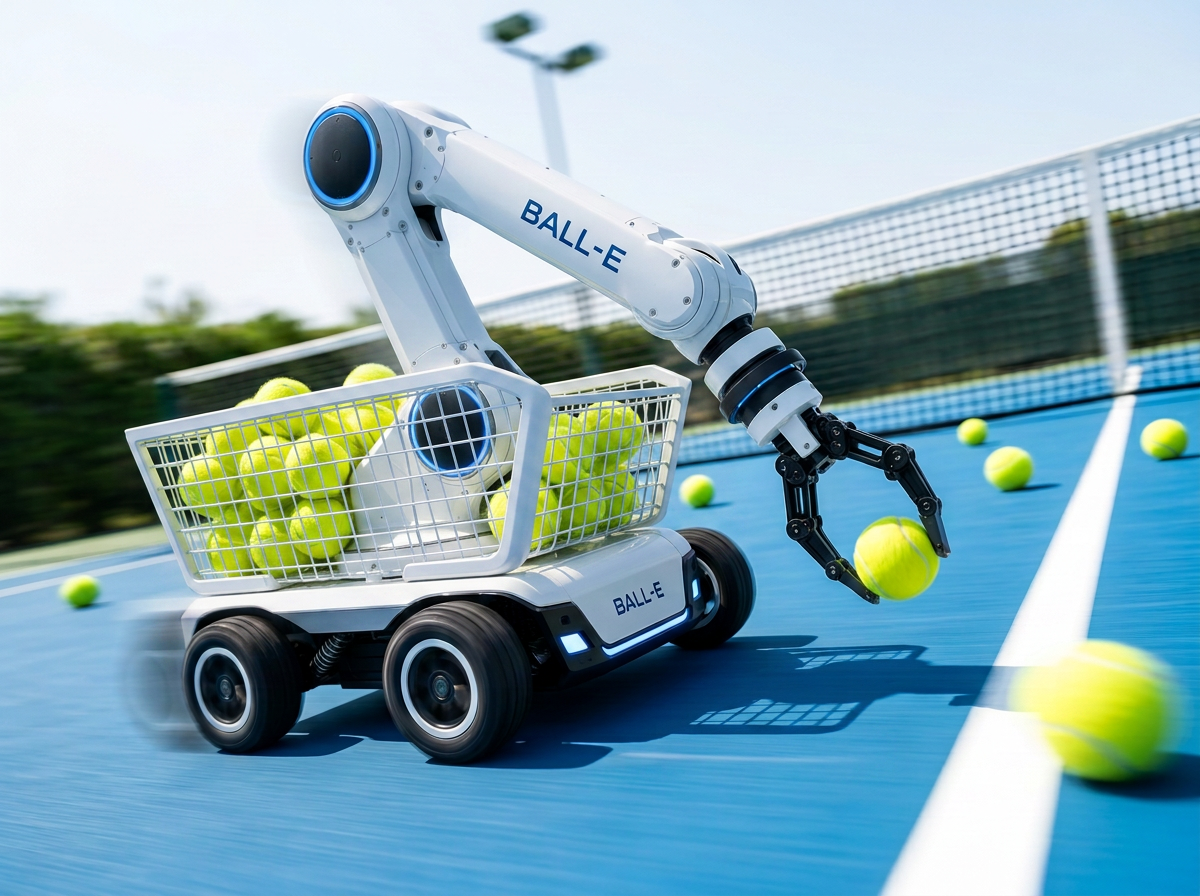 BALL-E autonomous tennis ball retrieval robot